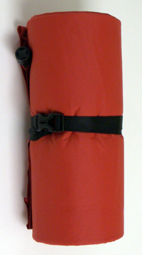 Pad stored with strap